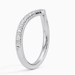 Flair Diamond Ring (1/3 ct. tw.) Platinum Wedding Band
