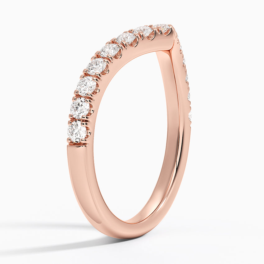 Flair Diamond Ring (2/5 ct. tw.) Rose Gold 18k Wedding Band