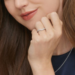 Flair Diamond Ring (2/5 ct. tw.) Platinum Wedding Band