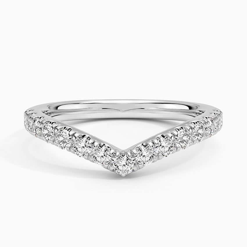 Flair Diamond Ring (2/5 ct. tw.) Platinum Wedding Band