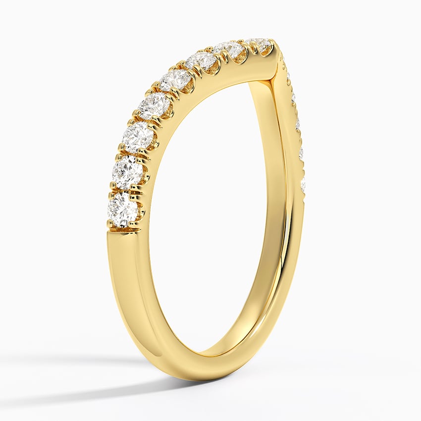 Flair Diamond Ring (2/5 ct. tw.) Yellow Gold 18k Wedding Band