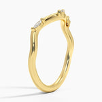 Willow Contour Diamond Ring Yellow Gold 18k Wedding Band