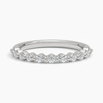 Marseille Half Coverage Diamond Ring (1/3 ct. tw.) Platinum Wedding Band