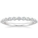 Marseille Half Coverage Diamond Ring (1/3 ct. tw.) Platinum Wedding Band