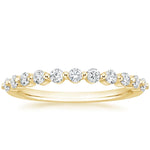 Marseille Half Coverage Diamond Ring (1/3 ct. tw.) Yellow Gold 18k Wedding Band