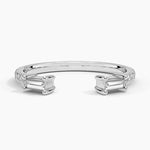 Zora Baguette Diamond Open Ring (1/3 ct. tw.) Platinum Wedding Band