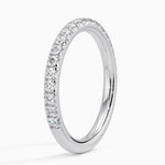 Amelie Three-Quarter Coverage Diamond Ring (1/2 ct. tw.) Platinum Wedding Band