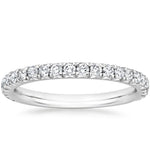 Amelie Three-Quarter Coverage Diamond Ring (1/2 ct. tw.) Platinum Wedding Band