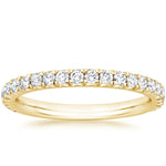 Amelie Three-Quarter Coverage Diamond Ring (1/2 ct. tw.) Yellow Gold 18k Wedding Band