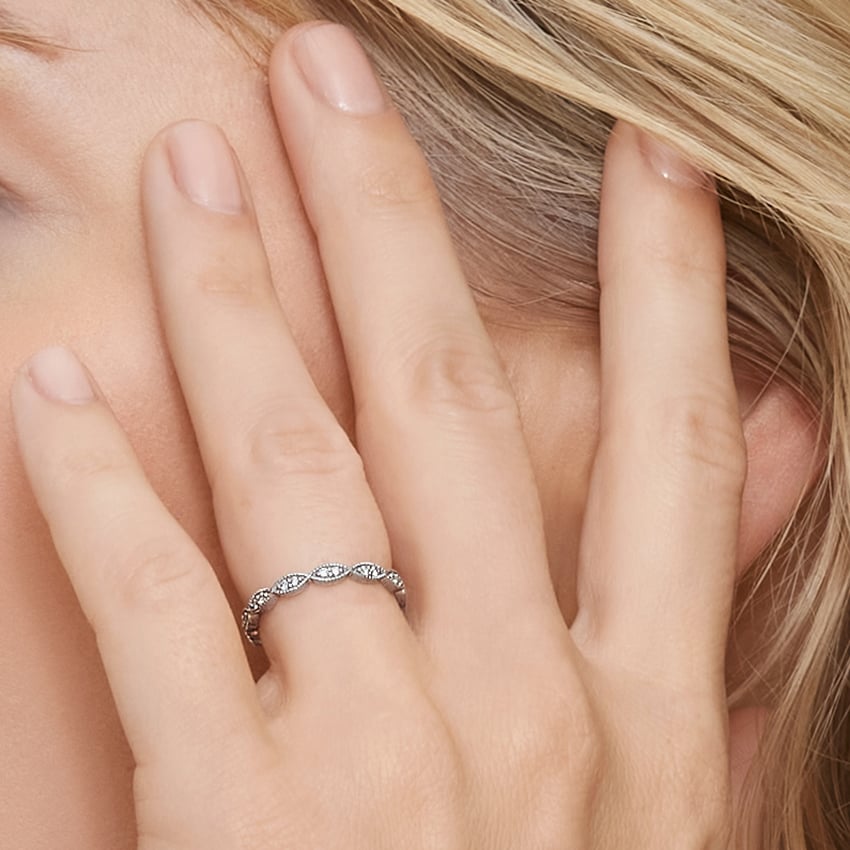 Cadenza Eternity Diamond Ring (1/4 ct. tw.) Platinum Eternity Band