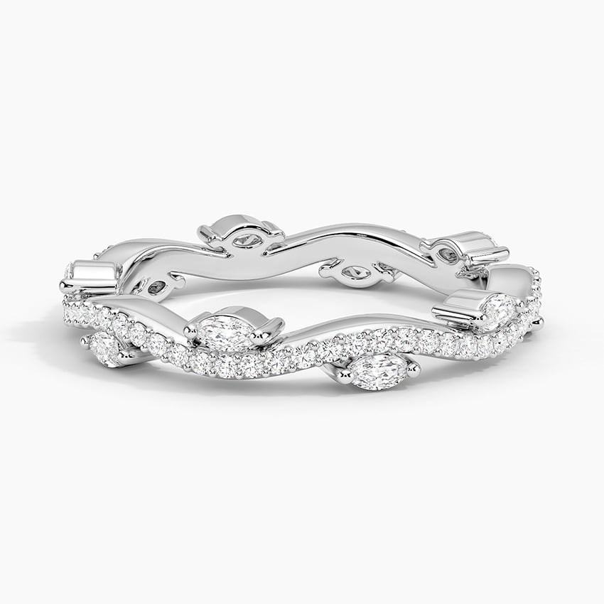 Luxe Winding Willow Eternity Diamond Ring (1/2 ct. tw.) Platinum Eternity Band