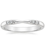 Lark Diamond Ring Platinum Wedding Band