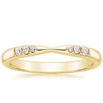 Lark Diamond Ring Yellow Gold 18k Wedding Band
