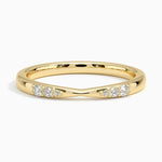 Lark Diamond Ring Yellow Gold 18k Wedding Band