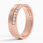 Austin Diamond 5.5mm Wedding Ring (1/3 ct. tw.) Rose Gold 18k Wedding Band