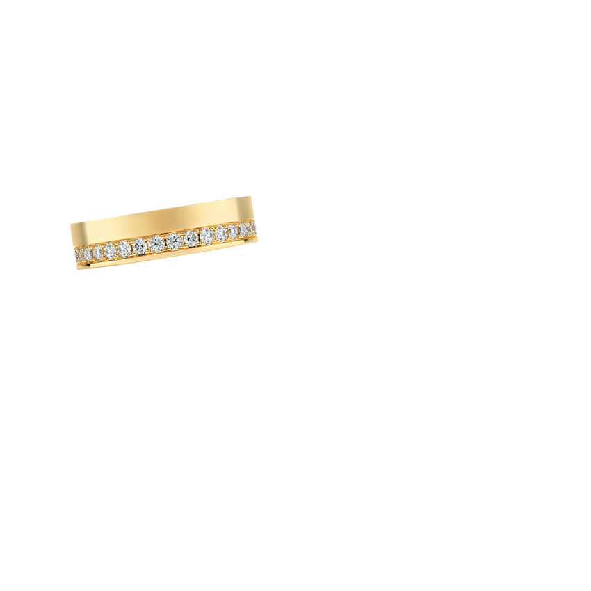 Austin Diamond 5.5mm Wedding Ring (1/3 ct. tw.) Yellow Gold 18k Wedding Band