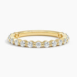 Marseille Three-Quarter Coverage Diamond Ring (1/2 ct. tw.) Yellow Gold 18k Wedding Band