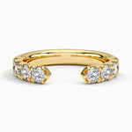 Lyric Diamond Open Ring (3/4 ct. tw.) Yellow Gold 18k Wedding Band