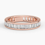 Channel Set Baguette Eternity Lab Diamond Ring (1 1/2 ct. tw.) Rose Gold 18k Eternity Band
