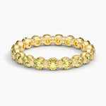 Eternity Yellow Lab Diamond Ring (2 ct. tw.) Yellow Gold 18k Eternity Band
