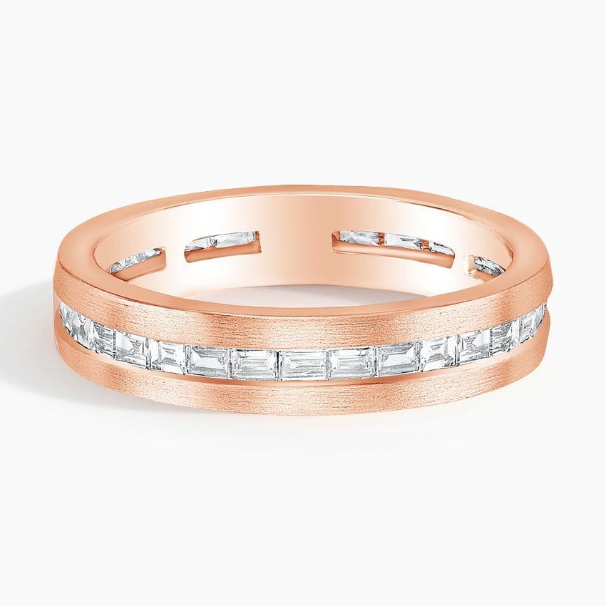Equator Eternity Lab Diamond 4.5mm Wedding Ring (1 1/8 ct. tw.) Rose Gold 18k Eternity Band