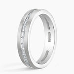 Equator Eternity Lab Diamond 4.5mm Wedding Ring (1 1/8 ct. tw.) Platinum Eternity Band