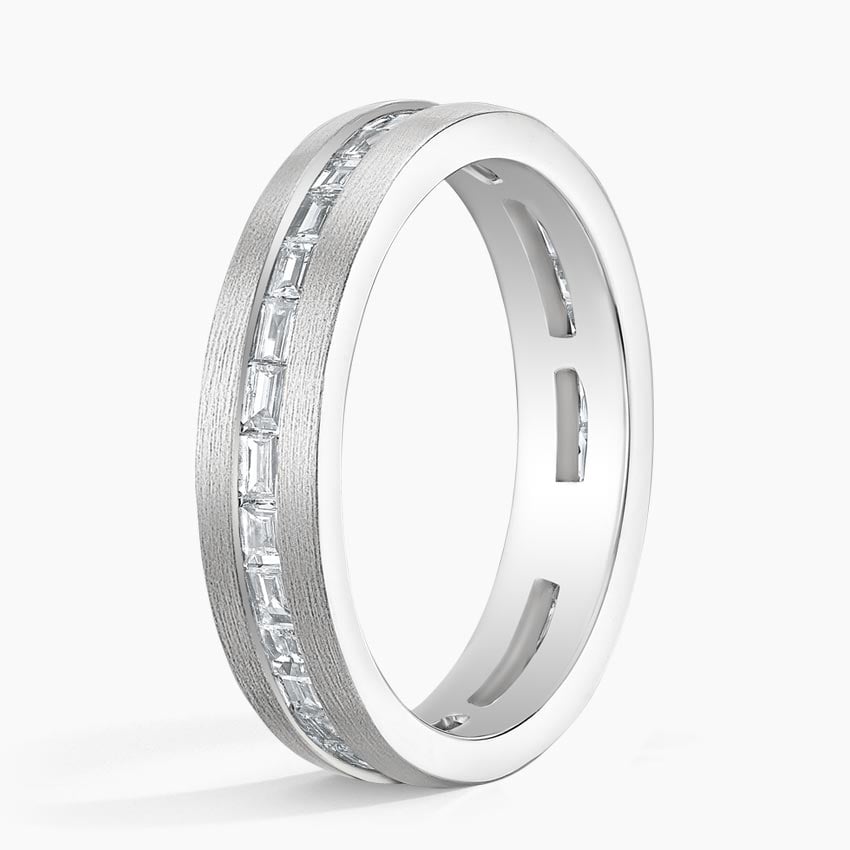 Equator Eternity Lab Diamond 4.5mm Wedding Ring (1 1/8 ct. tw.) Platinum Eternity Band
