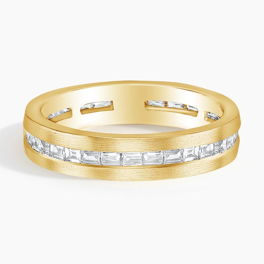 Equator Eternity Lab Diamond 4.5mm Wedding Ring (1 1/8 ct. tw.) Yellow Gold 18k Eternity Band
