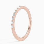 Delicate Gemma Baguette Diamond Ring (1/6 ct. tw.) Rose Gold 18k Wedding Band