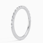 Delicate Gemma Baguette Diamond Ring (1/6 ct. tw.) Platinum Wedding Band