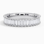 Lina Baguette Diamond Ring (1 7/8 ct. tw.) Platinum Wedding Band