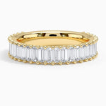 Lina Baguette Diamond Ring (1 7/8 ct. tw.) Yellow Gold 18k Wedding Band