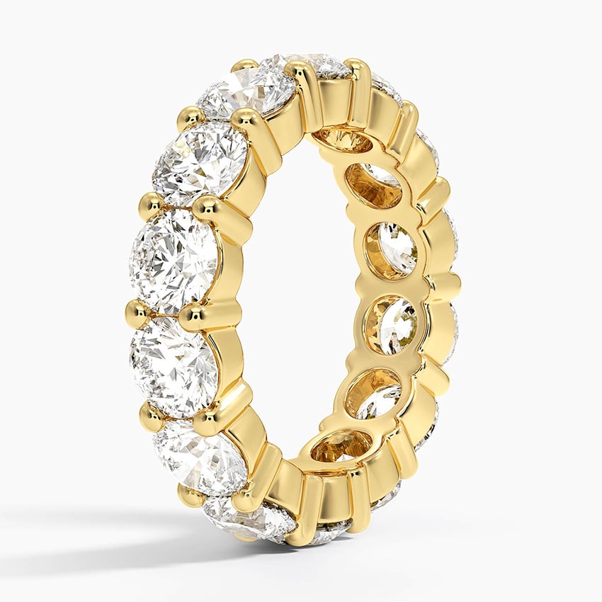 Eternity Lab Diamond Ring (6 ct. tw.) Yellow Gold 18k Eternity Band