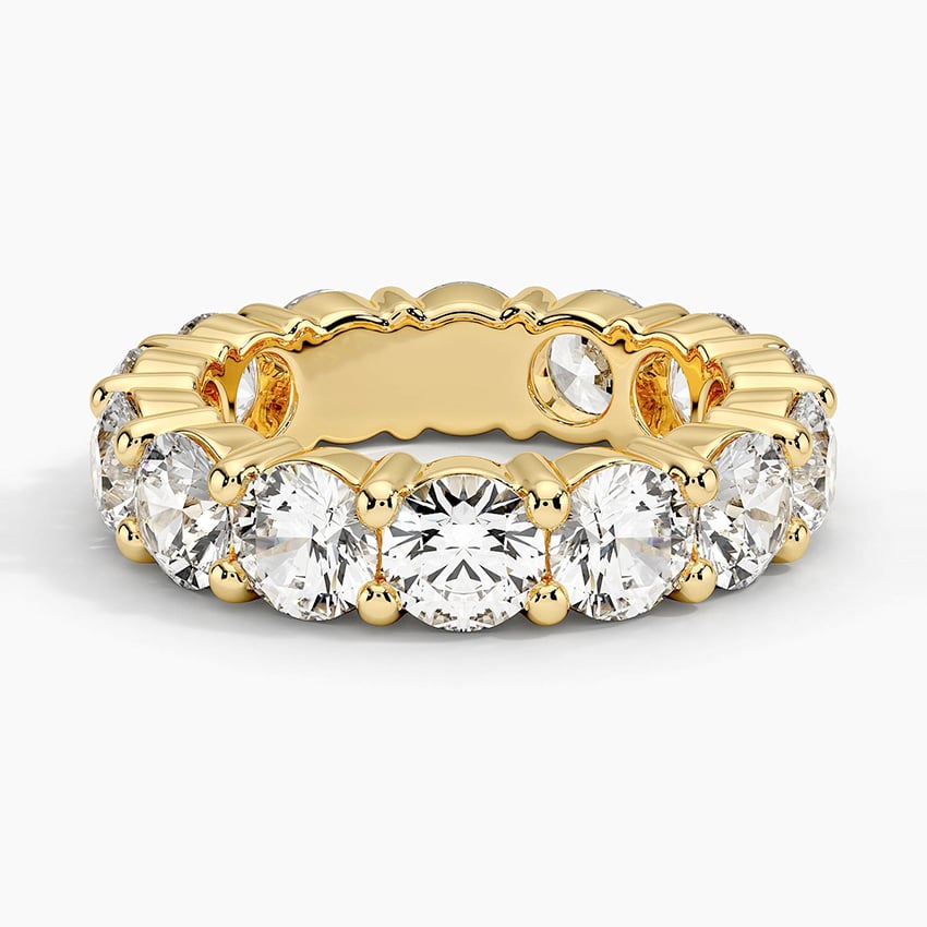 Eternity Lab Diamond Ring (6 ct. tw.) Yellow Gold 18k Eternity Band