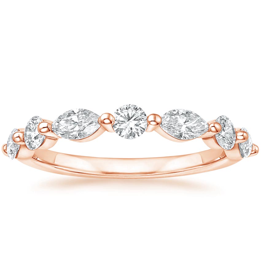 Grand Versailles Diamond Ring (1 ct. tw.) Rose Gold 18k Wedding Band