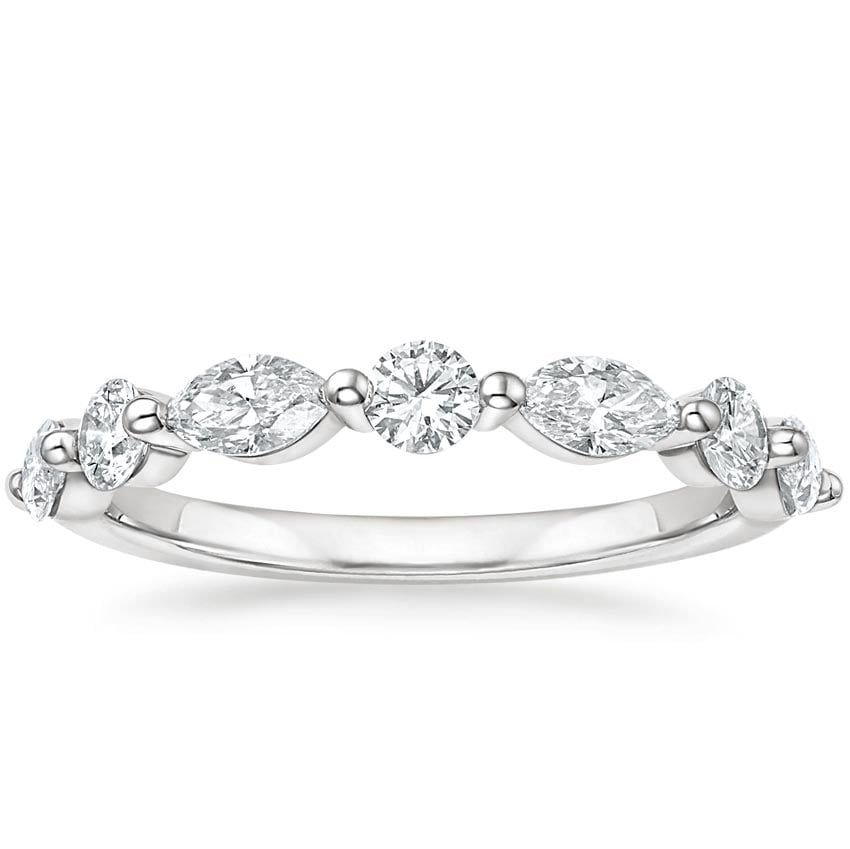 Grand Versailles Diamond Ring (1 ct. tw.) Platinum Wedding Band