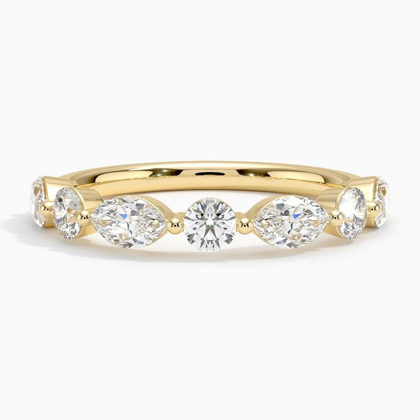 Grand Versailles Diamond Ring (1 ct. tw.) Yellow Gold 18k Wedding Band