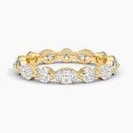 Grand Versailles Eternity Diamond Ring Yellow Gold 18k Eternity Band