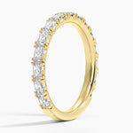Nathalie Radiant Cut Lab Diamond Ring (7/8 ct. tw.) Yellow Gold 18k Wedding Band