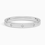 Elara 2mm Diamond Ring Platinum Eternity Band