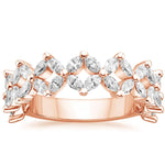 Prism Diamond Ring (1 1/6 ct. tw.) Rose Gold 18k Wedding Band