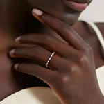 Versailles Half Coverage Diamond Ring (3/8 ct. tw.) Yellow Gold 18k Wedding Band