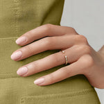 Wren Pear Diamond Ring Yellow Gold 18k Wedding Band