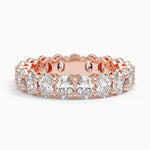 Oval Eternity Diamond Ring (4 ct. tw.) Rose Gold 18k Eternity Band