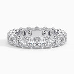 Oval Eternity Diamond Ring (4 ct. tw.) Platinum Eternity Band
