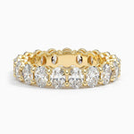 Oval Eternity Diamond Ring (4 ct. tw.) Yellow Gold 18k Eternity Band