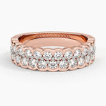 Ravenna Lab Diamond Ring (1 ct. tw.) Rose Gold 18k Wedding Band