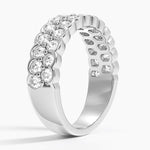 Ravenna Lab Diamond Ring (1 ct. tw.) Platinum Wedding Band