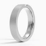Luxe Apollo Diamond 4.5mm Wedding Ring Platinum Wedding Band