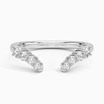 Lior Diamond Open Ring Platinum Wedding Band